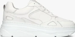 witte blasz lage sneakers jana-09