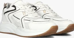witte blasz lage sneakers charu-11