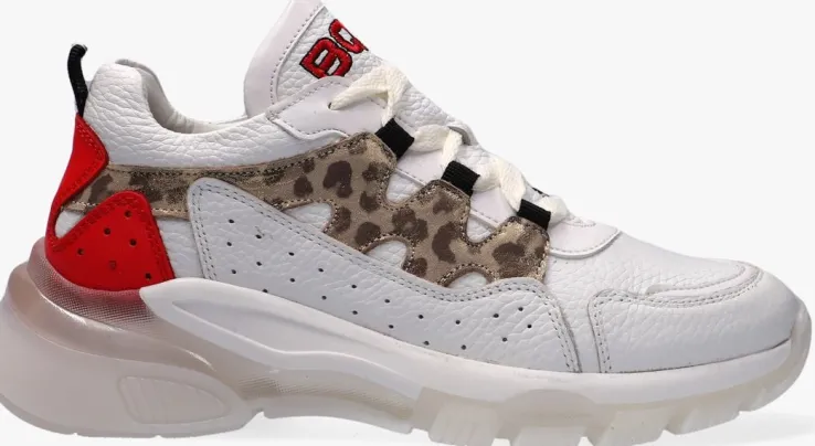 witte braqeez lage sneakers gwen genna