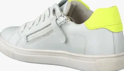 witte braqeez lage sneakers leigh louwies