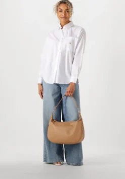 witte calvin klein blouses woven label relaxed shirt