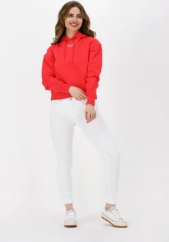 witte calvin klein skinny jeans mid rise skinny