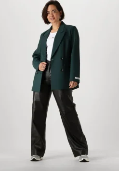 witte calvin klein top woven label rib tank top