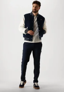 witte calvin klein trui woven label waffle ls tee