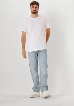 witte calvin klein t-shirt woven label regular tee