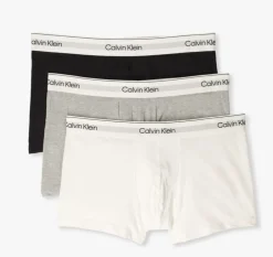witte calvin klein underwear boxershorts trunk 3pk