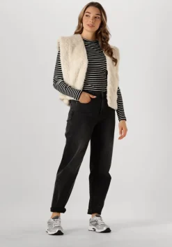 witte catwalk junkie gilet teddy body warmer
