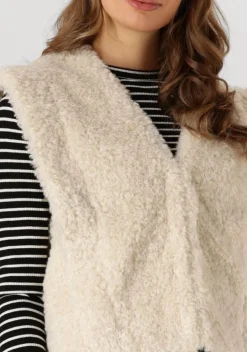 witte catwalk junkie gilet teddy body warmer