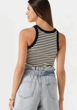 witte catwalk junkie top striped ribbed singlet
