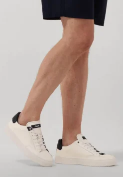 witte clay lage sneakers cl124h300