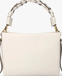 witte coccinelle schoudertas boheme grana double