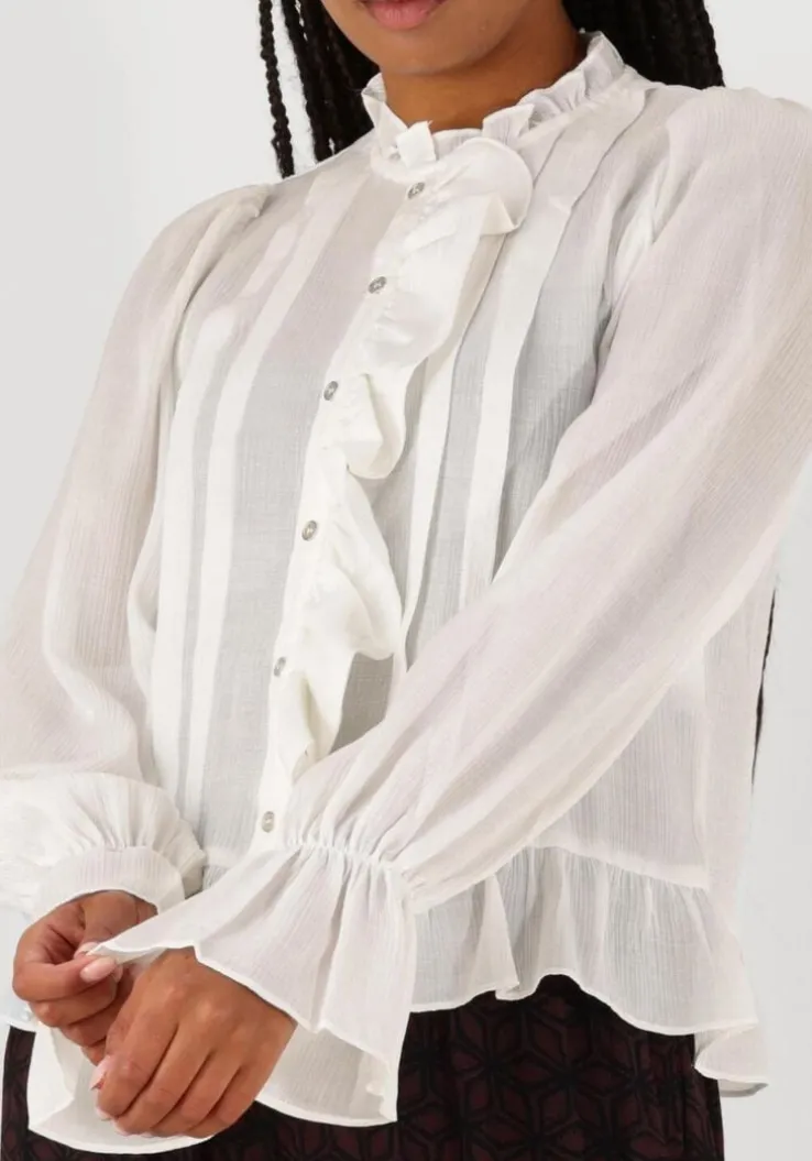 witte co'couture blouses melina frill shirt