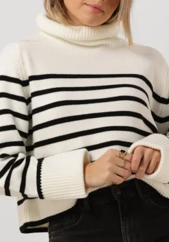 witte co'couture coltrui mero crop stripe knit