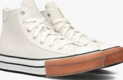 witte converse hoge sneakers chuck taylor all star eva lift