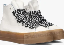 witte converse hoge sneakers chuck taylor all star hi vintage