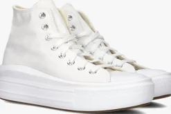 witte converse hoge sneakers chuck taylor all star move hi