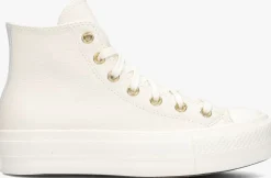 witte converse hoge sneakers chuck taylor all star lift hi