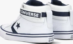 witte converse hoge sneakers pro blaze strap