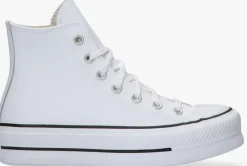 witte converse hoge sneakers chuck taylor all star lift hi