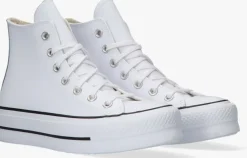 witte converse hoge sneakers chuck taylor all star lift hi