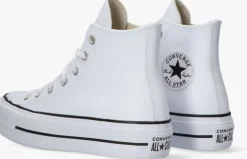 witte converse hoge sneakers chuck taylor all star lift hi