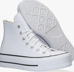 witte converse hoge sneakers chuck taylor all star lift hi