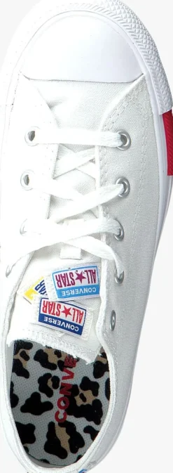witte converse lage sneakers chuck taylor all star ox kids