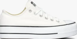 witte converse lage sneakers chuck taylor all star lift ox