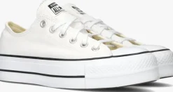 witte converse lage sneakers chuck taylor all star lift ox