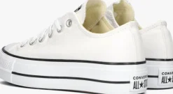 witte converse lage sneakers chuck taylor all star lift ox