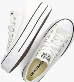 witte converse lage sneakers chuck taylor all star lift ox