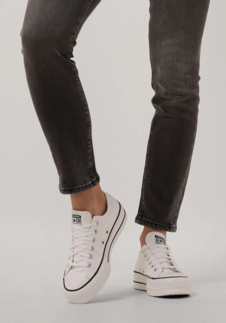 witte converse lage sneakers chuck taylor all star lift ox