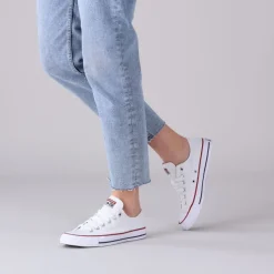 witte converse lage sneakers chuck taylor all star ox dames