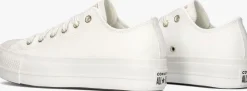 witte converse lage sneakers chuck taylor all star lift platform mono