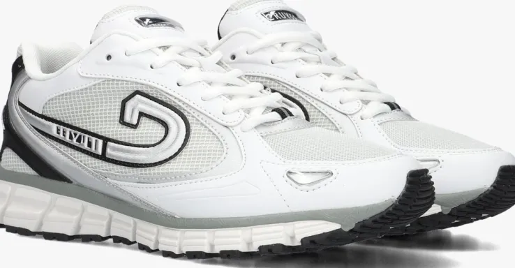 witte cruyff lage sneakers flash eclectic