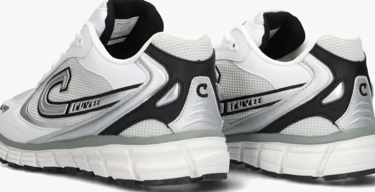 witte cruyff lage sneakers flash eclectic