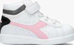 witte diadora hoge sneakers game high girl td