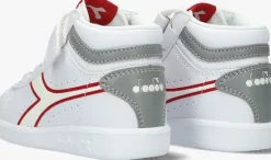 witte diadora hoge sneakers game high td