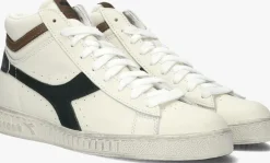 witte diadora hoge sneakers game l high wn