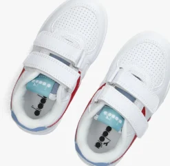 witte diadora lage sneakers raptor low stripe td