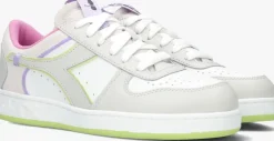 witte diadora lage sneakers magic basket low label woman