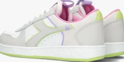 witte diadora lage sneakers magic basket low label woman
