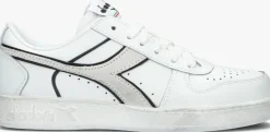 witte diadora lage sneakers magic basket low icona woman