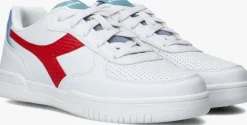 witte diadora lage sneakers raptor low stripe gs