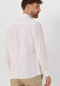 witte dstrezzed casual overhemd jagger shirt