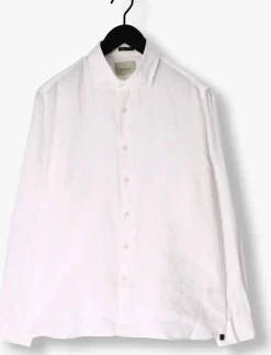 witte dstrezzed casual overhemd jagger shirt
