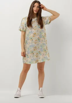 witte envii mini jurk enwombat ss dress aop 7063