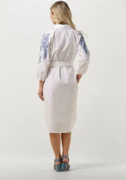 witte est'seven midi jurk emely dress