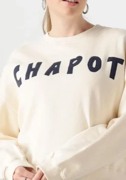 witte fabienne chapot trui amy sweater