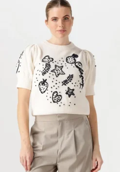 witte fabienne chapot trui edo short sleeve pullover